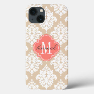 title_seo2 Damasco beige de lino elegante personalizado