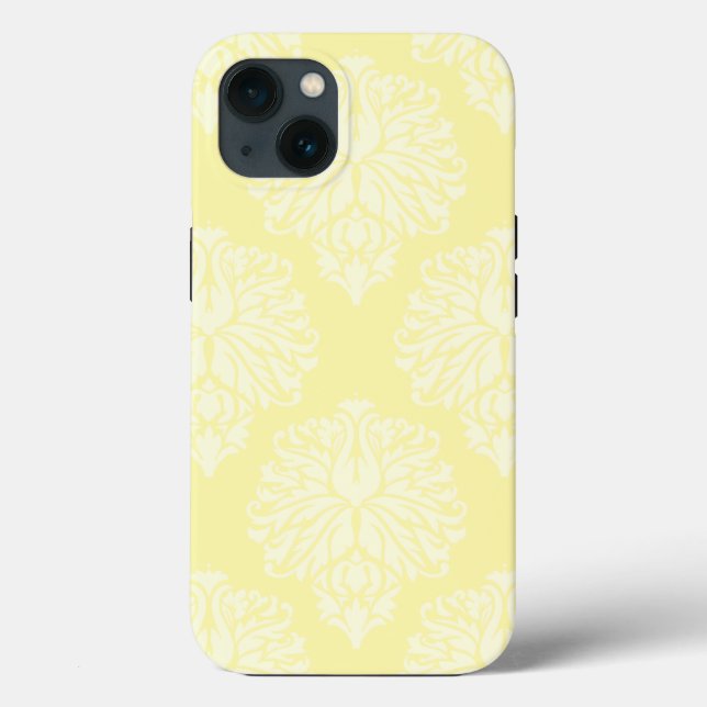 Funda De Case-Mate Para iPhone Damasco de artesanía del sur de Cream (Reverso )
