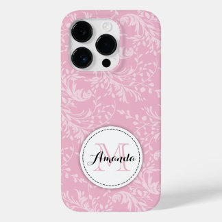 Funda Para iPhone 14 Pro De Case-Mate Damasco de flores silvestres rosa