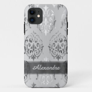 Funda Para iPhone 11 Damasco elegante elegante personalizado de los