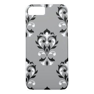 title_seo2 Damasco LG Ptn del corazón negro y blanco en gris
