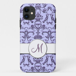 title_seo2 Damasco Vintage Florentine (Monograma) (Lilac)