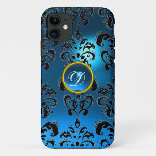 title_seo2 DAMASK GEM MONOGRAM azul