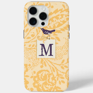 title_seo2 Damask Monograma iPhone 5 de hueso de coral vintag