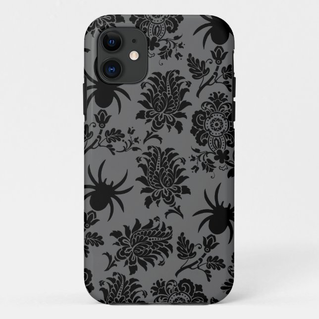 Funda De Case-Mate Para iPhone Damask Spiders iPhone 5 Funda-Mate apenas ahí (Reverso)