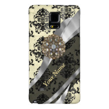 Dámaso negro y crema personalizada