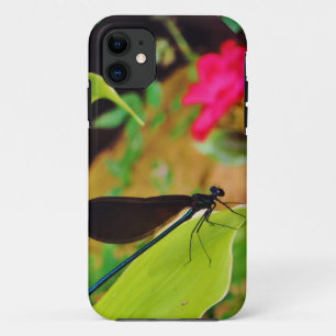 Funda Para iPhone 11 Damselfly y Rosa