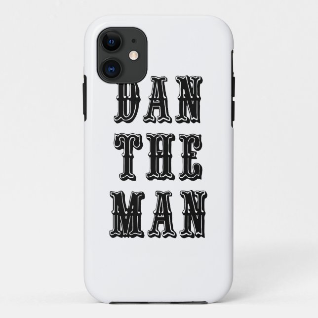 Funda De Case-Mate Para iPhone Dan el hombre (Reverso)