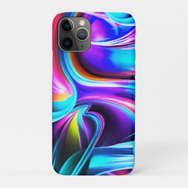 Funda Para iPhone 11 Pro Dancing Neon Lights- blue