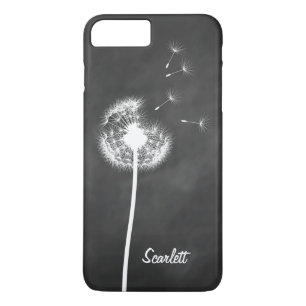 Funda Para iPhone 8 Plus/7 Plus Dandelion Monogram Chalkboard iPhone 7 Plus