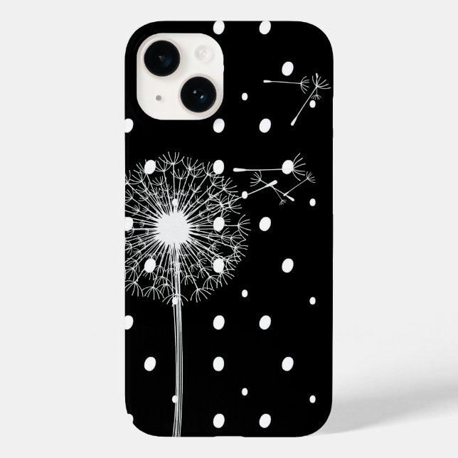 Funda De Case-Mate Para iPhone Dandelion On Polka Dots (Reverso )