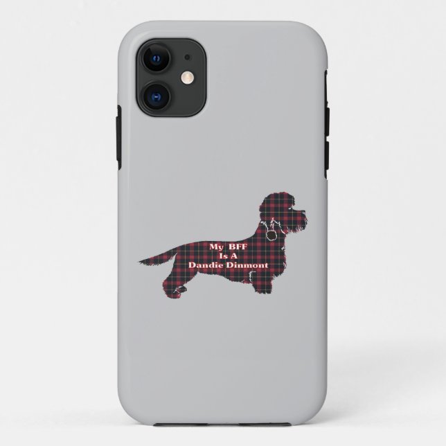 Funda De Case-Mate Para iPhone Dandie Dinmont Terrier BFF (Reverso)