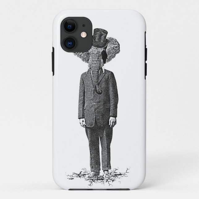Funda De Case-Mate Para iPhone Dandy elefante (Reverso)
