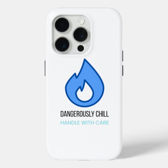 Funda De Case-Mate Para iPhone Dangerously Chill – Ice & Fire (Reverso )