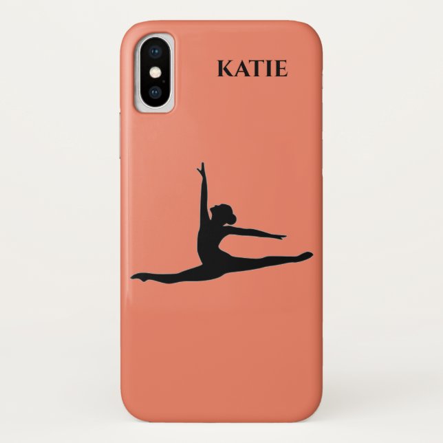 Funda De Case-Mate Para iPhone Danza "Apple iPhone X". Estilo - Apenas Ahí. (Reverso)