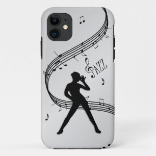 Funda Para iPhone 11 Danza de Jazz Plata