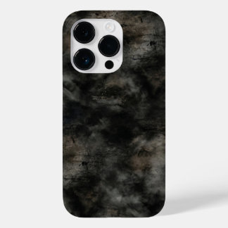 Funda Para iPhone 14 Pro De Case-Mate Dark Charcoal Smoke Grunge Texture iPhone Case