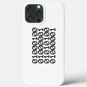 FUNDA PARA iPhone 13 PRO MAX DATOS BINARIOS