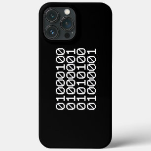 FUNDA PARA iPhone 13 PRO MAX DATOS BINARIOS