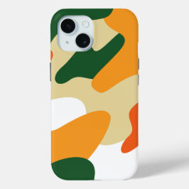 Funda Para iPhone 15 de camuflaje
