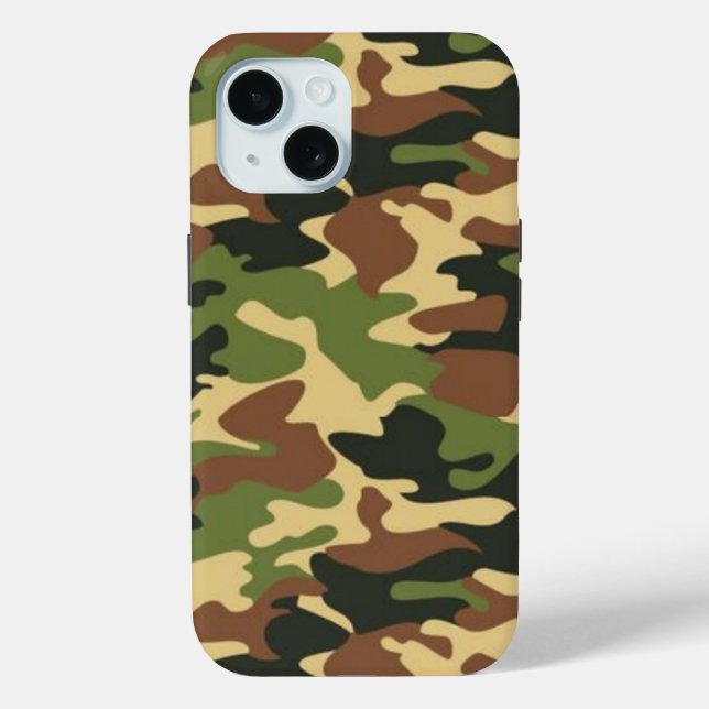 Funda De Case-Mate Para iPhone de camuflaje (Reverso )