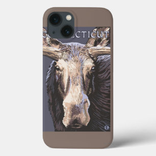 Funda Para iPhone 13 De ConnecticutMoose cierre para arriba