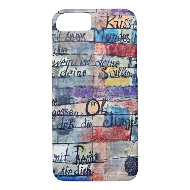 Funda De Case-Mate Para iPhone De la canción de canciones, Klee (Reverso)