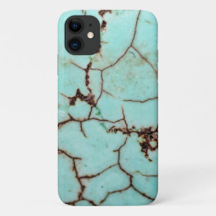 Funda Para iPhone 11 De la serie Gemstone - Turquesa agrietada