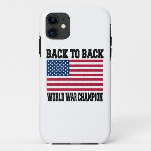 Funda Para iPhone 11 de nuevo al campeón trasero de la guerra mundial