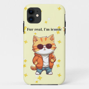 iPhone 11 De verdad, soy icónico   Funda divertida para iPho