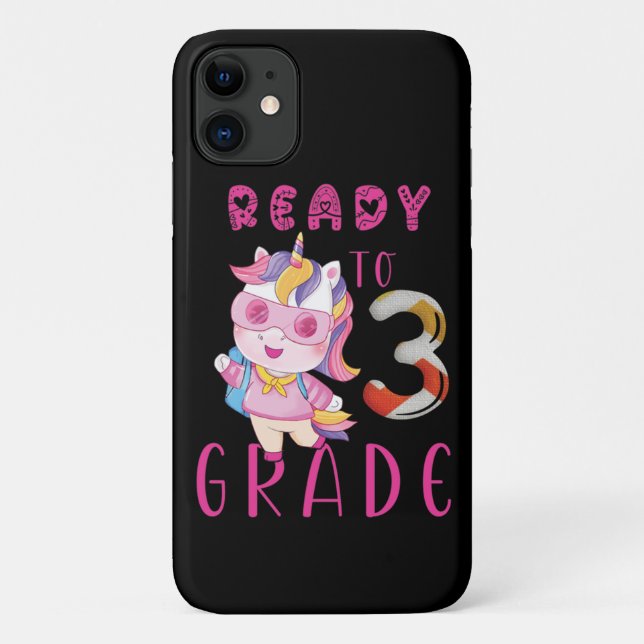Funda De Case-Mate Para iPhone De Vuelta A La Escuela, 3º Grado (Reverso)