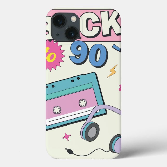 Funda De Case-Mate Para iPhone De vuelta a los 90 (Reverso)
