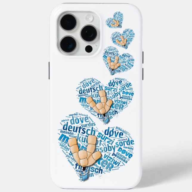 Funda De Case-Mate Para iPhone Deaf-Hand (Reverso )