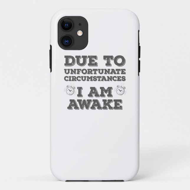Funda De Case-Mate Para iPhone Debido a circunstancias desafortunadas estoy despi (Reverso)
