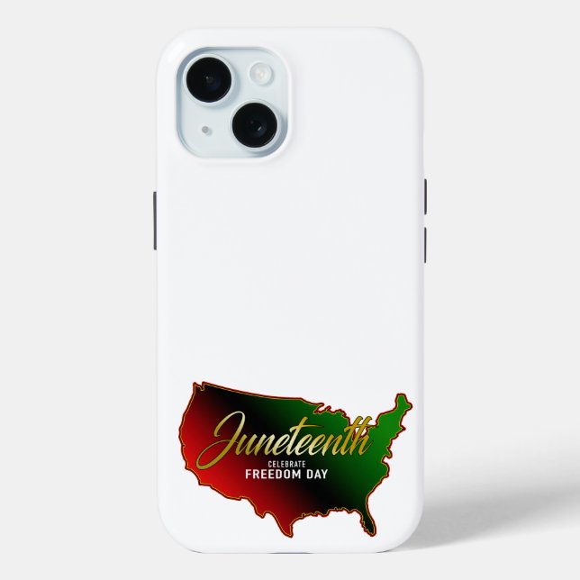 Funda De Case-Mate Para iPhone Decimoctava Independencia Negra (Reverso )