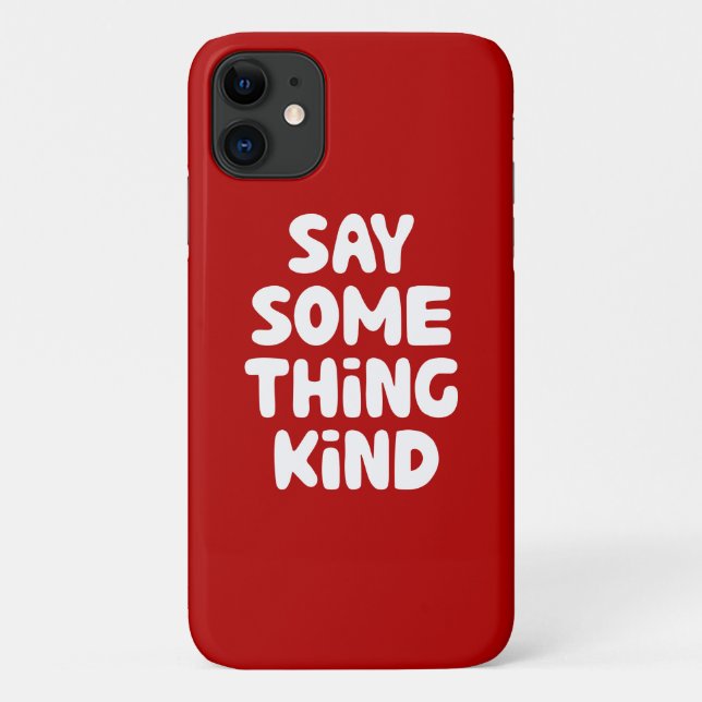 Funda De Case-Mate Para iPhone Decir algo parecido (Reverso)
