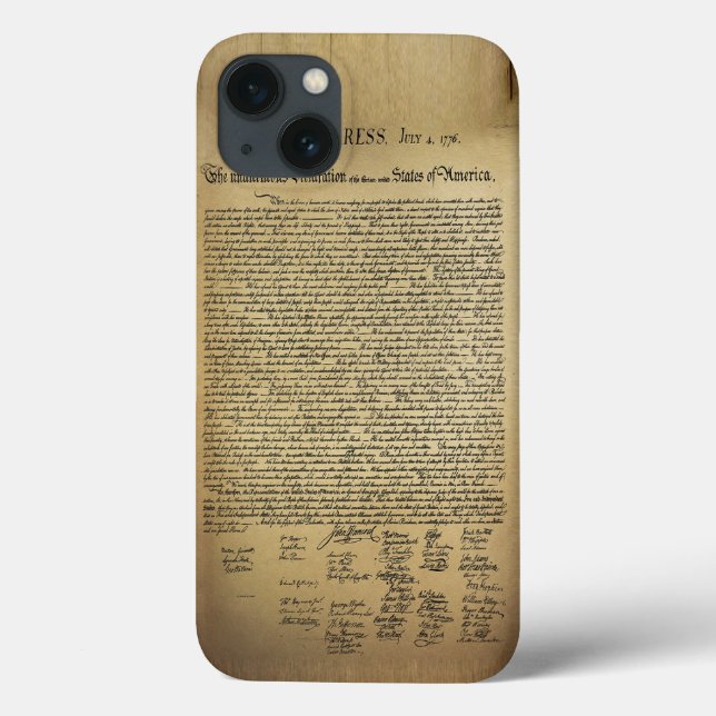 Funda De Case-Mate Para iPhone Declaración de la Independencia (Reverso)