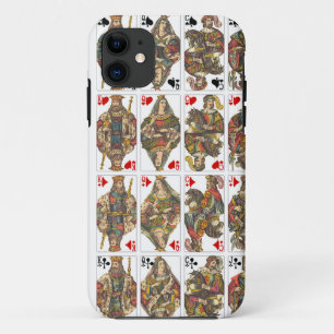 Funda Para iPhone 11 Decoración antigua de tarjetas