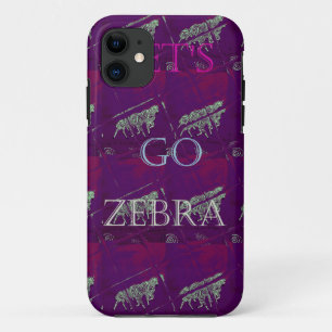 Funda Para iPhone 11 Decoración de impresión de cebra: Un diseño divert