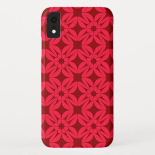 Funda Para iPhone XR Decoración de patrón de papel pintado rojo