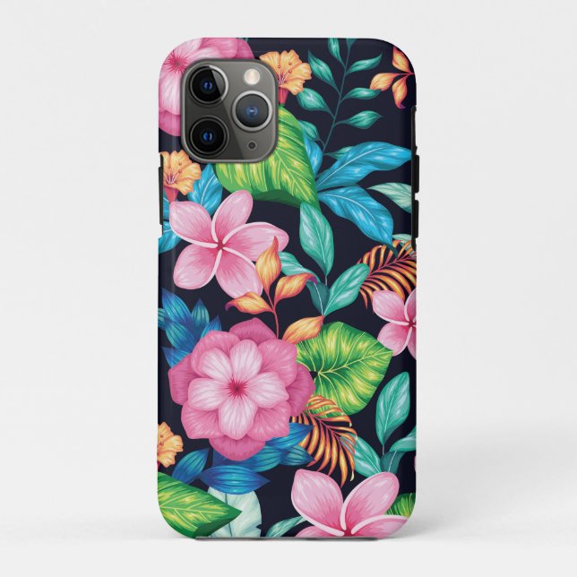 Funda De Case-Mate Para iPhone Decoración del jardín Rosa (Reverso)