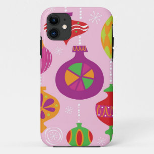 Funda Para iPhone 11 Decoración numerosa del navidad ilustrada en diffe