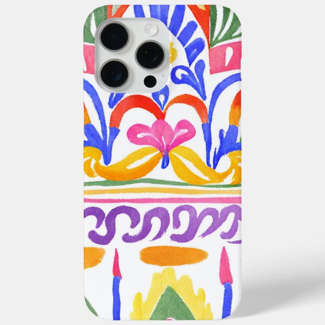 Funda De Case-Mate Para iPhone decoración tradicional rumana (Reverso )