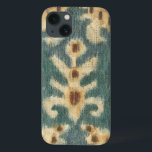 Funda Para iPhone 13 Decorative Ikat Fabric Design by Chariklia Zarris<br><div class="desc">An abstract pattern made by Chariklia Zarris,  it features a design known as ikat. This particular form of weaving utilizes resist dyeing,  which keeps the dye from penetrating all of the fabric. This creates interesting patterns on a fabric that look amazing on your wall!</div>