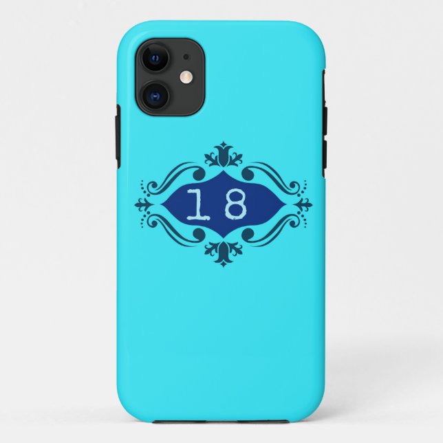 Funda De Case-Mate Para iPhone Decorativo 18 (Reverso)