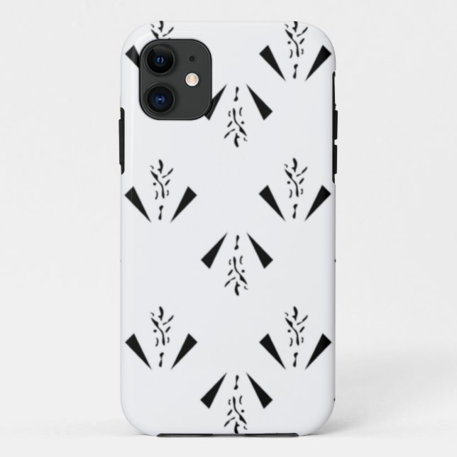 Funda De Case-Mate Para iPhone Decorativo, gris de carbón vegetal (Reverso)