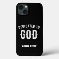 DEDICADO A DIOS PERSONALIZABLE GUAY TEXTO BLANCO