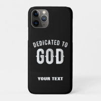 DEDICADO A DIOS PERSONALIZABLE GUAY TEXTO BLANCO