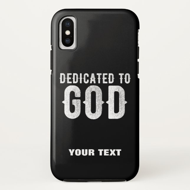 FUNDA DE Case-Mate PARA iPhone DEDICADO AL TEXTO BLANCO DEL PERSONALIZABLE GUAY D (Reverso)