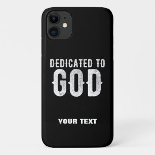 FUNDA PARA iPhone 11 DEDICADO AL TEXTO BLANCO DEL PERSONALIZABLE GUAY D